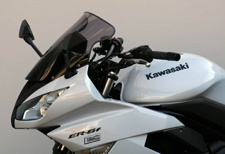 MRA エムアールエー スクリーン オリジナル ER-6f ニンジャ400R ニンジャ650R KAWASAKI カワサキ 外装 カラー：スモーク／グラデーション有り