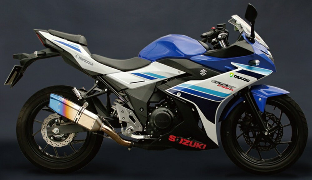 TRICKSTAR トリックスター スリップオンマフラー IKAZUCHI (イカヅチ) 政府認証 GSX250R SUZUKI スズキ