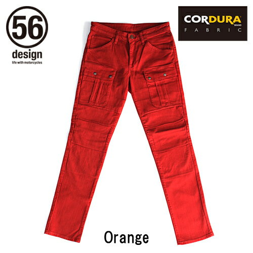 56design 56デザイン 【56design x EDWIN】056 Rider Cargo Pants CORDURA [ライダー カーゴ パンツ コーデュラ] レディース サイズ：XXS ウエスト：25／パンツ丈：115／股下：85 