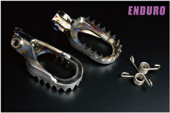 RAPTOR TITANIUM ラプトールチタニウム チタンフットペグ ENDURO [エンデューロ] 4ストローク 125cc以上 All model 02-13 HUSQVARNA ハスクバーナ フットペグ ステップ 足回り