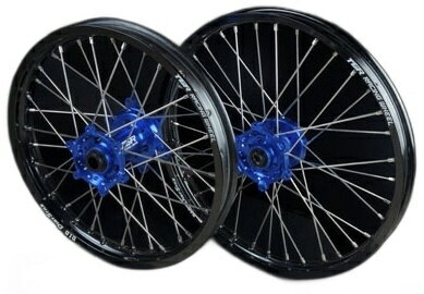 TGR TECHNIX GEAR TGRテクニクスギア TYPE-R Enduro(エンデューロ)用ホイール(前後セット) YZ125 YZ125X YZ250 YZ250F YZ250X YZ450F YAMAHA ヤマハ ホイール ホイール関連 足回り ニップルカラー：ブルー / オプション：ブラックスポーク有り