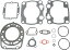 MOOSE RACING ムースレーシング ガスケット／オイルシール【GASKETS AND OIL SEALS [M810455]】 KX250 1990 - 1991 KAWASAKI カワサキ