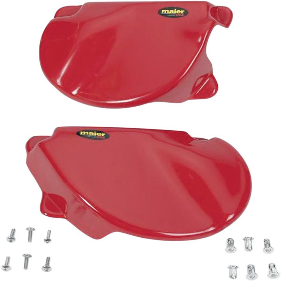 MAIER �ᥤ�䡼 �����ɥץ졼�� ��å� XR80 1977-82�ѡ�SIDEPLATES 77-82 RED [M20500]�� XR75K 1977 - 1978 1979 1982 HONDA �ۥ�� �����ɥ����롦�����ɥ��С� �������Ϣ ����