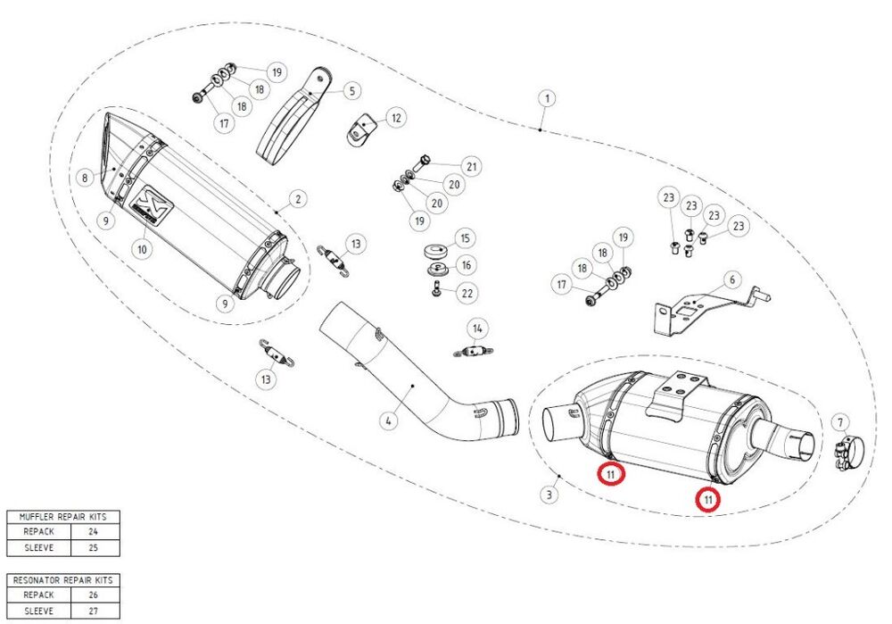 AKRAPOVIC アクラポビッチ 【リペアパーツ】P-TT53 belt ti V-STROM1000 STREETTRIPLE R RS S FJ-09 FZ-07 FZ-09 MT-07 MT-09 TRACER900 SUZUKI スズキ TRIUMPH トライアンフ YAMAHA ヤマハ その他マフラーオプション・補修部品 マフラー