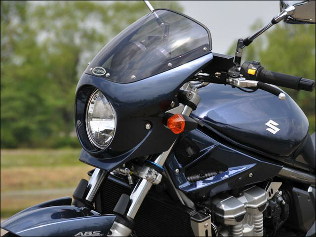 CHIC DESIGN シックデザイン ロードコメット2 バンディット1250 SUZUKI スズキ ビキニカウル カウル関連 外装 スクリーンカラー：クリア / カラー：グラファイトブルーメタリック