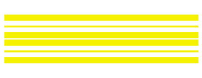 MDF エムディーエフ ライングラフィック ストライプタイプ サイズ：ラージ(長さ：550mm／幅：67mm・2本セット)