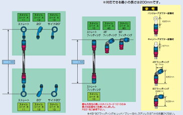 SWAGE-LINE スウェッジライン イージーオーダー ブレーキホースキット ホースの長さ:1375mm ホースカラー:ブラックスモークコーティング