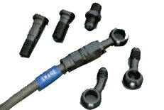 SWAGE-LINE スウェッジライン フロント ブレーキホースキット ホースの長さ:150mmロング ホースカラー:クリア ZX-9R C 98-99