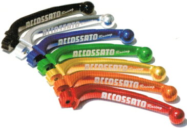 【在庫あり】ACCOSSATO アコサット レバー CF002/7 レバーカラー:ブラック FZ1 06-12 RS125 03-07 YZF-R6 06-12 Z1000 (水冷) 10-12