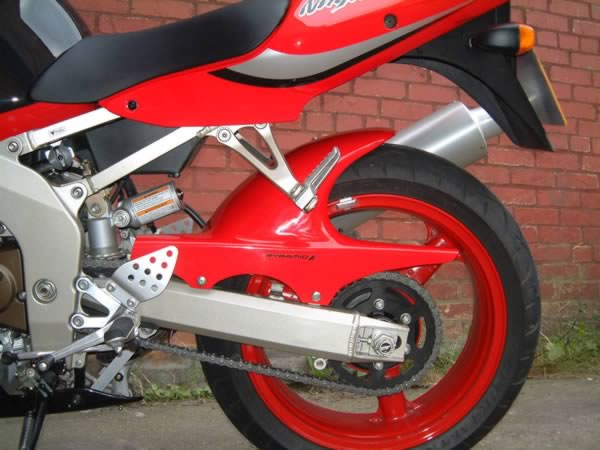 Pyramid Plastics ピラミッドプラスチック パッションレッド・リアフェンダー(Passion Red Hugger) ZX6 KAWASAKI カワサキ リアフェンダー フェンダー関連 外装