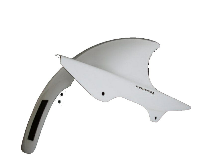 Pyramid Plastics ピラミッドプラスチック リアフェンダー：2007年式以降、ホワイト(Rear Hugger：2007 onwards White) SV650 SUZUKI スズキ リアフェンダー フェンダー関連 外装