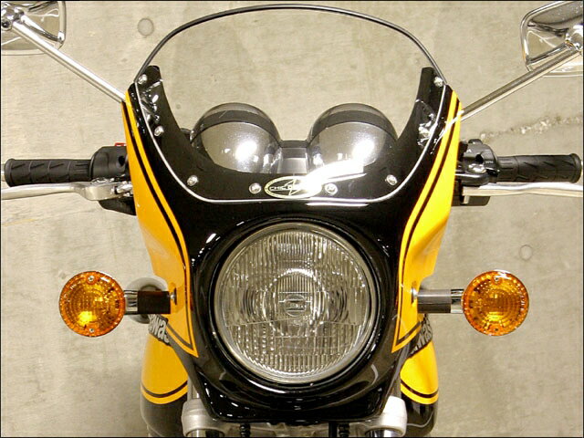 CHIC DESIGN シックデザイン ロードコメット ゼファーX ゼファー400 KAWASAKI カワサキ ビキニカウル カウル関連 外装 スクリーンカラー：クリア / カラー：ルミナスウィンザーグリーン