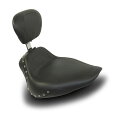 MUSTANG マスタング スポーツツーリング ソロシート ドライバーバックレスト付き (Sport Touring Solo Seat with Driver Backrest)【SEAT SPORT ST DBR8-17FLST】