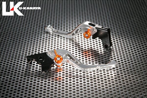 U-KANAYA ユーカナヤ GPタイプ アルミビレットレバーセット TIGER800XCx TIGER800XC TIGER800XRx TIGER800XR TRIUMPH トライアンフ ブレーキ・クラッチレバーセット ハンドル周辺パーツ ハンドル レバーカラー：シルバー / アジャスターカラー：チタンカラー