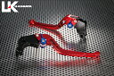U-KANAYA ユーカナヤ GPタイプ アルミビレットレバーセット S1000RR BMW ブレーキ・クラッチレバーセット ハンドル周辺パーツ ハンドル レバーカラー:レッド / アジャスターカラー:ブラック / レバータイプ:ロング(レバー部全長:約175mm)