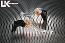 U-KANAYA ユーカナヤ GPタイプ アルミビレットレバーセット S1000RR BMW ブレーキ・クラッチレバーセット ハンドル周辺パーツ ハンドル レバーカラー:シルバー / アジャスターカラー:シルバー / レバータイプ:ショート(レバー部全長:約145mm)