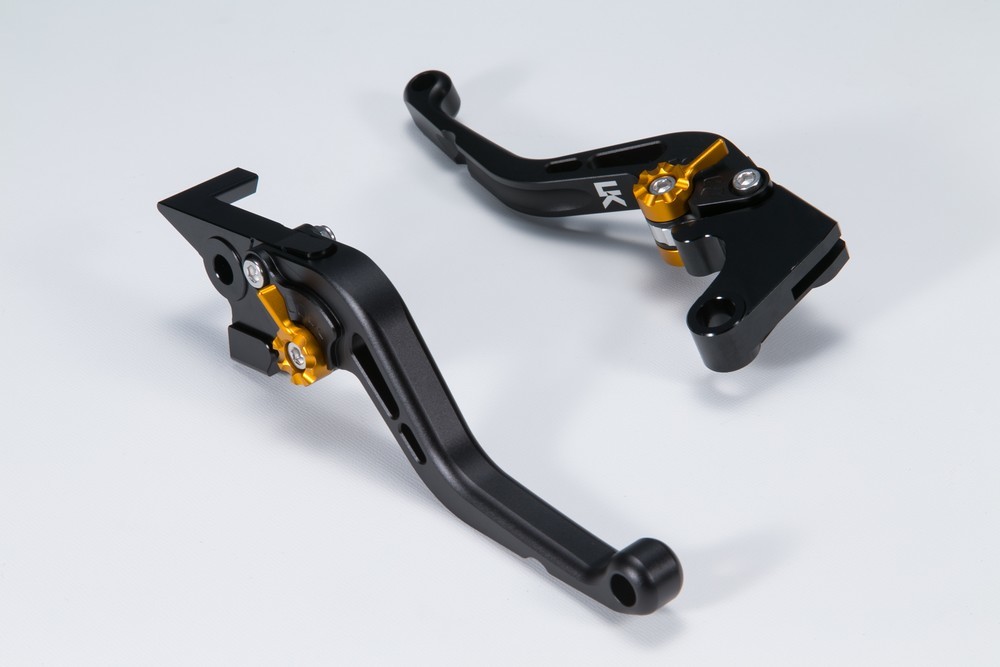 U-KANAYA ユーカナヤ スタンダードタイプ アルミビレットレバーセット GS1200SS SUZUKI スズキ ブレーキ・クラッチレバーセット ハンドル周辺パーツ ハンドル レバーカラー：マットブラック / アジャスターカラー：マットシルバー
