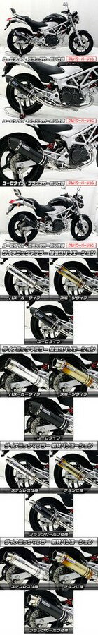 WirusWin ウイルズウィン ダイナミックマフラー ユーロタイプ フルパワーバージョン チタン仕様 VTR250 HONDA ホンダ フルエキゾーストマフラー マフラー