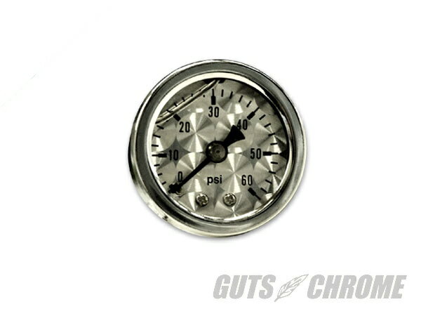 GUTS CHROME ガッツクローム Biker’s Choice オイルプレッシャーゲージ