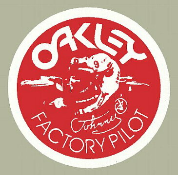 ホーリーエクイップ HollyEquip ステッカー・デカール Oakley Factory Pilot Johnny O デカール