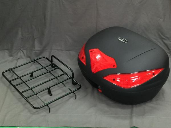 ALFA AUTO アルファーオート リアキャリア・リアボックス43Lセット ジャイロ X TD-02 TD-01 HONDA ホンダ リアキャリア 外装