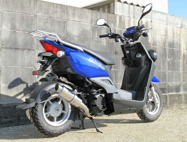 HOT LAP ホットラップ スポーツマフラー BWSビーウィズ YAMAHA ヤマハ フルエキゾーストマフラー マフラー サイレンサータイプ：ブラックタイプ