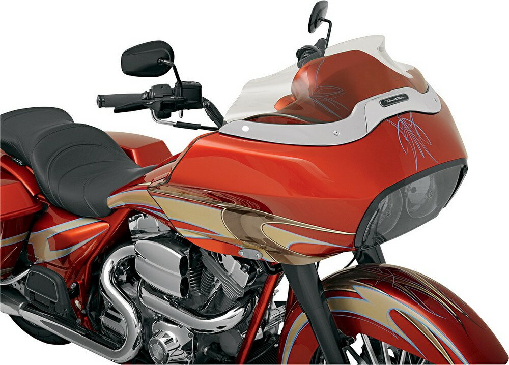 KLOCK WERKS クロックワークス ウインドシールド 8 TINT FLTR 1998-13用 Road Glide EFI - 2007 2009 1998 2002 Custom FLTRX 2010 2013 Ultra FLTRU 2011 Glide-Injected FLTR-I 2006 HARLEY-DAVIDSON ハーレーダビッドソン スクリーン 外装