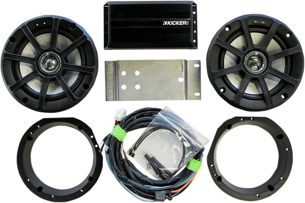 KLOCK WERKS クロックワークス アンプキット 1998-2013用【AUDIO KT KICKER 1998-2013 [4405-0464]】 Road Glide EFI - FLTR 2007 2009 1998 2002 Custom FLTRX 2010 2013 Ultra FLTRU 2011 Glide-Injected FLTR-I 2006 HARLEY-DAVIDSON ハーレーダビッドソン 電装系