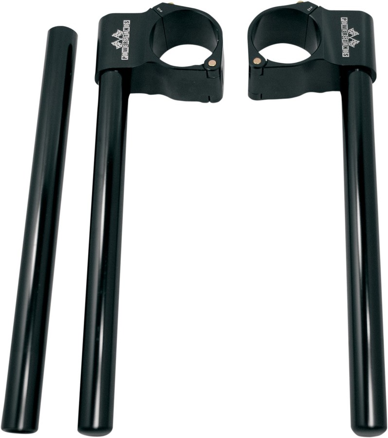 POWERSTANDS RACING パワースタンズレーシング CLIP-ONS PSR 43MM BK [0601-1102] CBR1100XX Blackbird CBR600F4 CBR600F4i VFR750R RC30 1990 ZX-11 Ninja GSF1200 Bandit GSF1200S 1997 - 2005 GSX-R1100 GSX-R750 RF600R 1994 1996 RF900R FZR1000 1989 YZF-R6 YZF-R6S