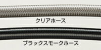 SWAGE-LINE スウェッジライン フロント ブレーキホースキット ホースの長さ：30mmロング ホースカラー：ブラックスモーク TDM850(91-01)