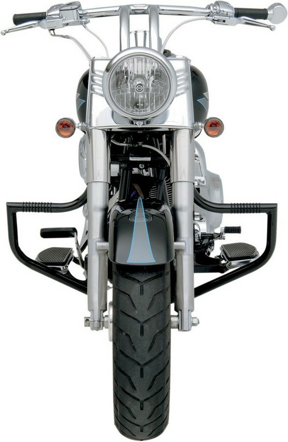 LINDBY リンビー ハイウェイバー ブラック FLST 2000-17用【LINBAR 00-17 BLK [0505-1138]】 HARLEY-DAVIDSON ハーレーダビッドソン エンジンガード フレーム