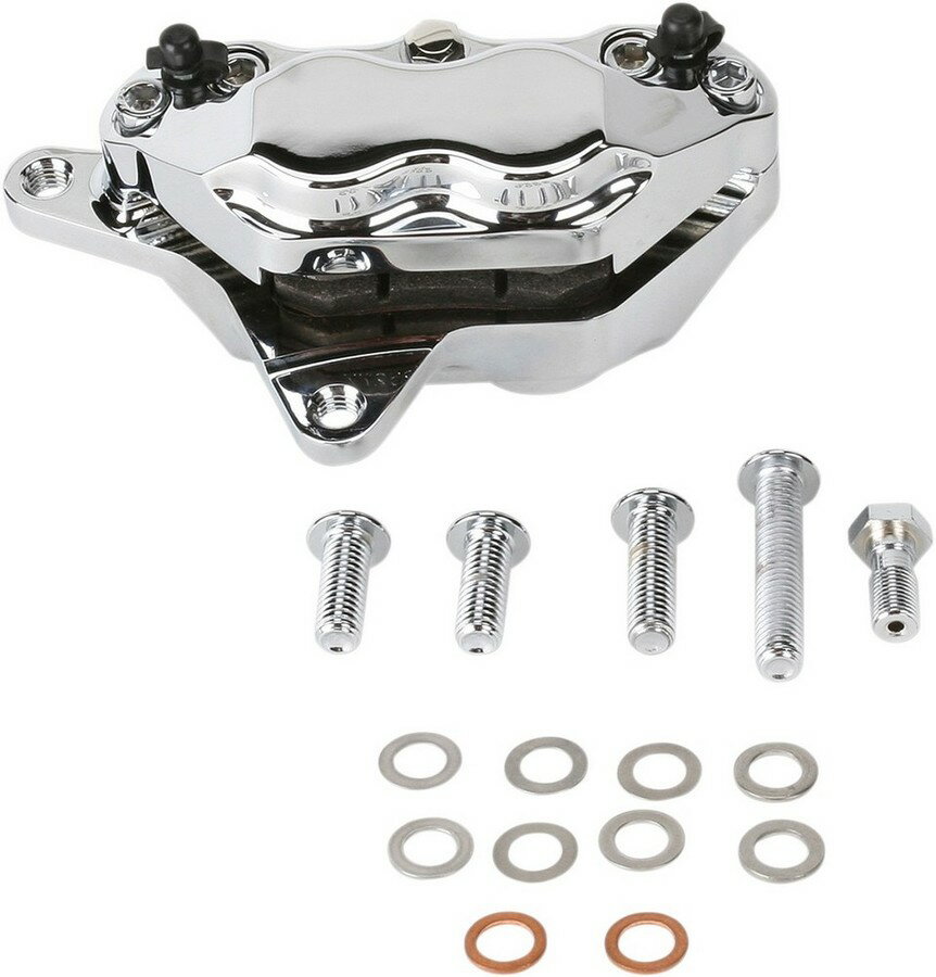 HAWG HALTERS ホグハルターズ フロントキャリパー 4ピストン FLSTS 【CALIPER，FRT 4PIST [1701-0111]】 Cross Bones EFI - FLSTSB 2008 2011 Heritage Springer 1997 2003 Springer-Injected FLSTS-I 2001 Softail Classic FLSTSC 2007 2005 2006 Injected I キャリパー