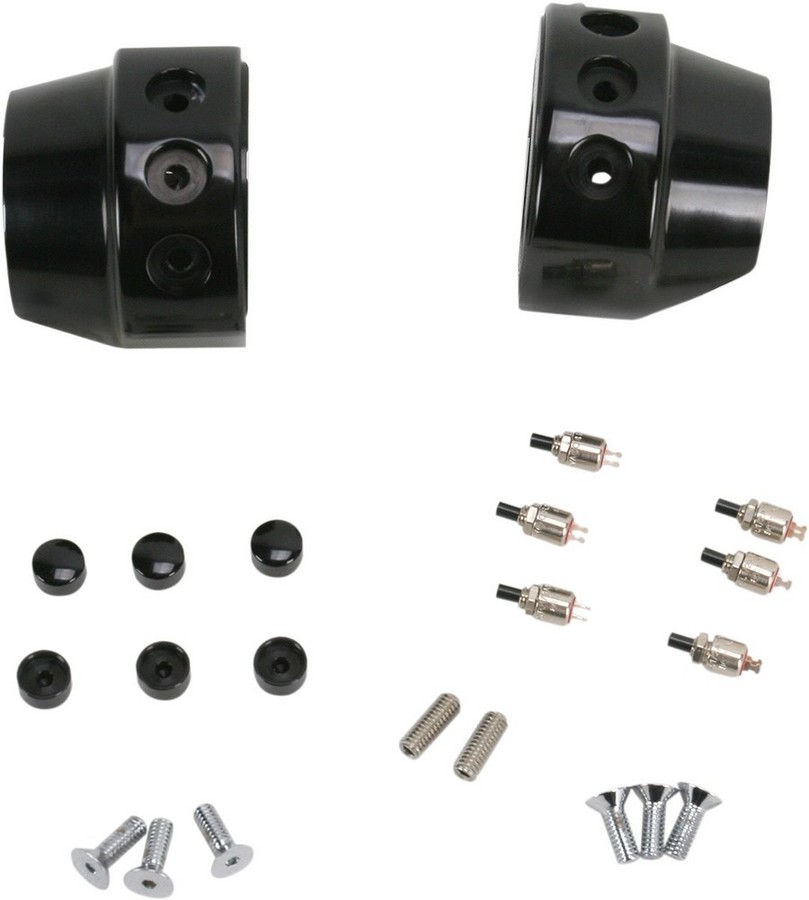 HAWG HALTERS ホグハルターズ スイッチアッシー 3BTN ブラックアルマイト【SWITCH ASSY BLK ANO [0616-0087]】 ハンドルスイッチ・スイッチボックス ハンドル周辺パーツ ハンドル