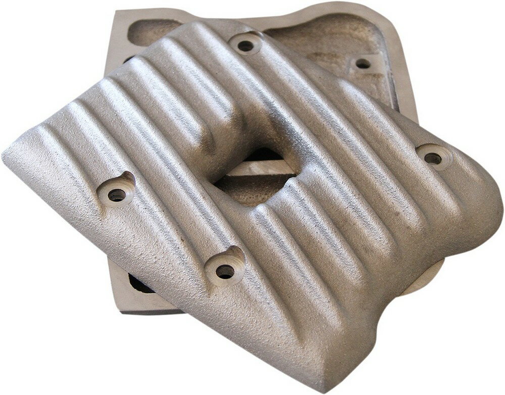 EMD イーエムデー ロッカーカバー RIBBEDモデル ベースカラー 【COVERS RCKR RIBBED RAW [0940-1535]】 HARLEY-DAVIDSON ハーレーダビッドソン カムカバー・カムシャフトカバー エンジンパーツ エンジン