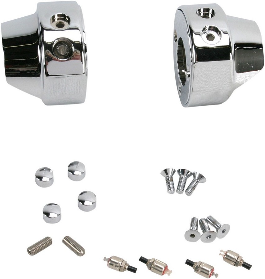 HAWG HALTERS ホグハルターズ スイッチアッシー 2BTN クロム 【SWITCH ASSY CHRM [0616-0088]】 ハンドルスイッチ・スイッチボックス ハンドル周辺パーツ ハンドル