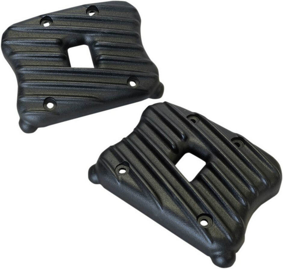 EMD イーエムデー ロッカーカバー リブ ブラック 【COVERS RCKR RIBBED BLACK [0940-1552]】 HARLEY-DAVIDSON ハーレーダビッドソン カムカバー・カムシャフトカバー エンジンパーツ エンジン