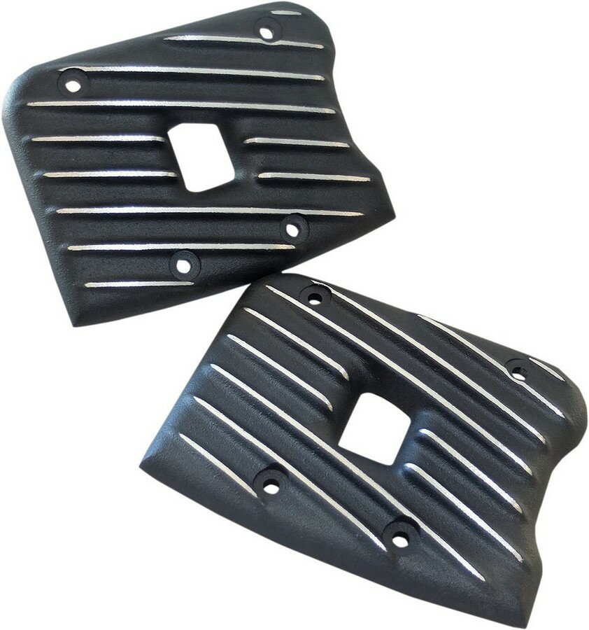 EMD イーエムデー ロッカーカバー リブ ブラックカット 【COVERS RCKR RIBBED BLKCUT [0940-1534]】 HARLEY-DAVIDSON ハーレーダビッドソン カムカバー・カムシャフトカバー エンジンパーツ エンジン