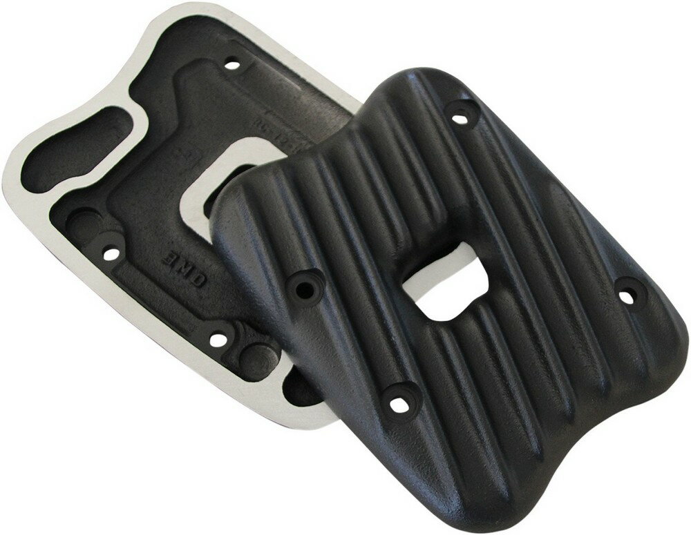 EMD イーエムデー ロッカーカバー リブ ブラック 【COVERS RCKR RIBBED BLACK [0940-1544]】 XL 1200C Custom 1996 - 2003 1200S Sport 883C 1999 883R XLH 1100 1986 1987 1200 1988 883 Deluxe 1995 Hugger HARLEY-DAVIDSON ハーレーダビッドソン エンジンパーツ エンジン