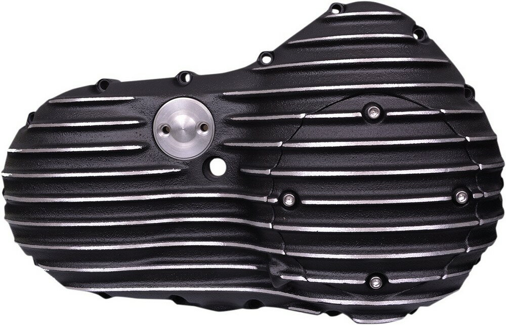 EMD イーエムデー プライマリカバー リブ ブラックカット 【COVER PRIMARY RIBD BLKCUT [1120-0386]】 HARLEY-DAVIDSON ハーレーダビッドソン ミッション・ギア エンジンパーツ エンジン