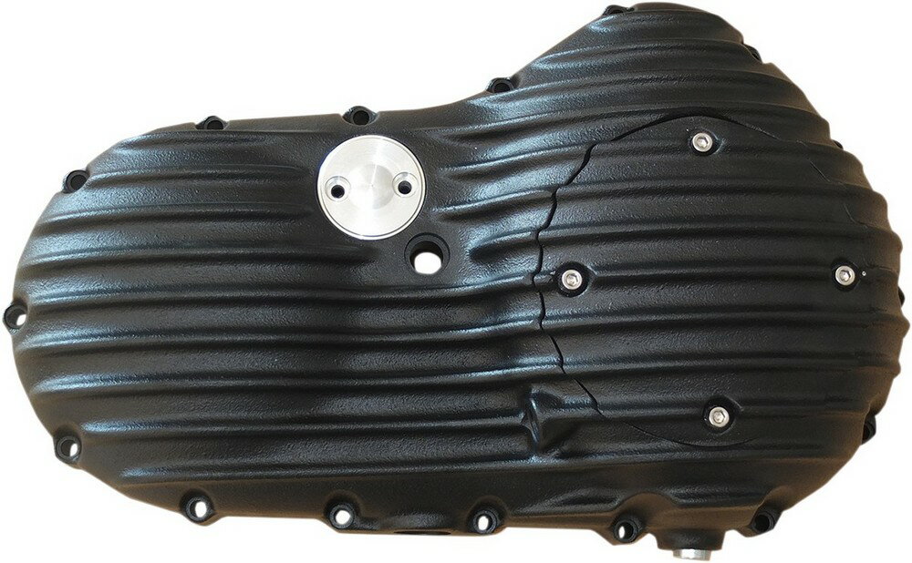 EMD イーエムデー プライマリカバー リブ ブラック 【COVER PRIMARY RIBBED BLK [1120-0385]】 HARLEY-DAVIDSON ハーレーダビッドソン ミッション・ギア エンジンパーツ エンジン