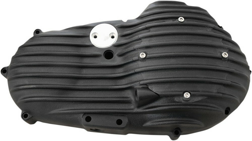 EMD イーエムデー プライマリカバー リブ ブラック 【COVER PRIMARY RIBBED BLK [1120-0382]】 XL 1200C Custom 1996 - 2003 1200S Sport 883C 1999 883R XLH 1200 1994 883 Deluxe 1995 Hugger HARLEY-DAVIDSON ハーレーダビッドソン ミッション・ギア エンジンパーツ