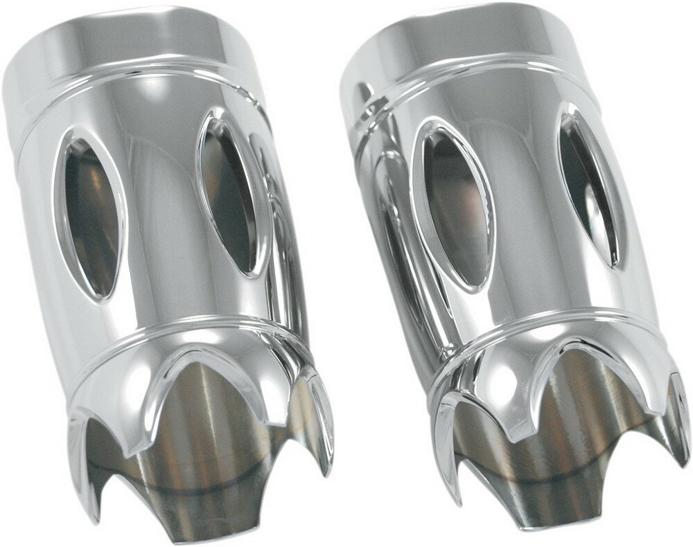 EDDIE TROTTA DESIGNS エディートロッタデザイン フォークスライダーカバー TC クローム 1984-2013用 【FORK SLIDERS CHR 84-13 [0411-0036]】 HARLEY-DAVIDSON ハーレーダビッドソン フォークブーツ・フォークカバー サスペンション 足回り