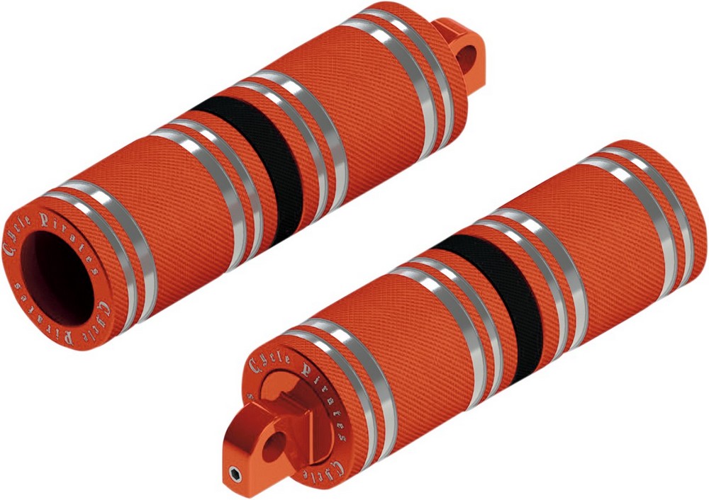 CYCLE PIRATES サイクルパイレーツ ステップ オレンジ/ブラック 【FOOTPEGS ORANGE/BLACK [1620-1159]..