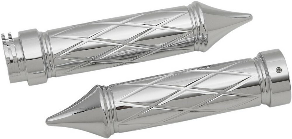 EDDIE TROTTA DESIGNS エディートロッタデザイン グリップ プラチナケーブル クローム 【GRIPS PLATINUM CABLE CH [0630-1818]】 HARLEY-DAVIDSON ハーレーダビッドソン ハンドル