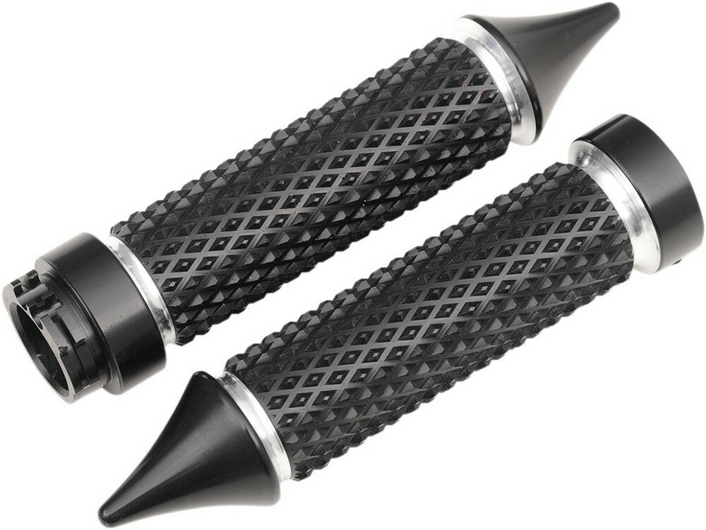 EDDIE TROTTA DESIGNS エディートロッタデザイン グリップ クロスカットブラック 1984-17 【GRIPS CRSS CUT BK 84-17 [0630-1336]】 HARLEY-DAVIDSON ハーレーダビッドソン ハンドル