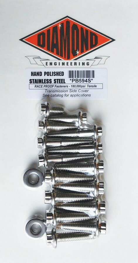 DIAMOND ENGINEERING ダイアモンドエンジニアリング ボルトキットトランサイドカバー 12PT 【BOLT KIT TRAN SDE CVR12PT [2401-0839]】 HARLEY-DAVIDSON ハーレーダビッドソン クランクケースボルト エンジンパーツ エンジン