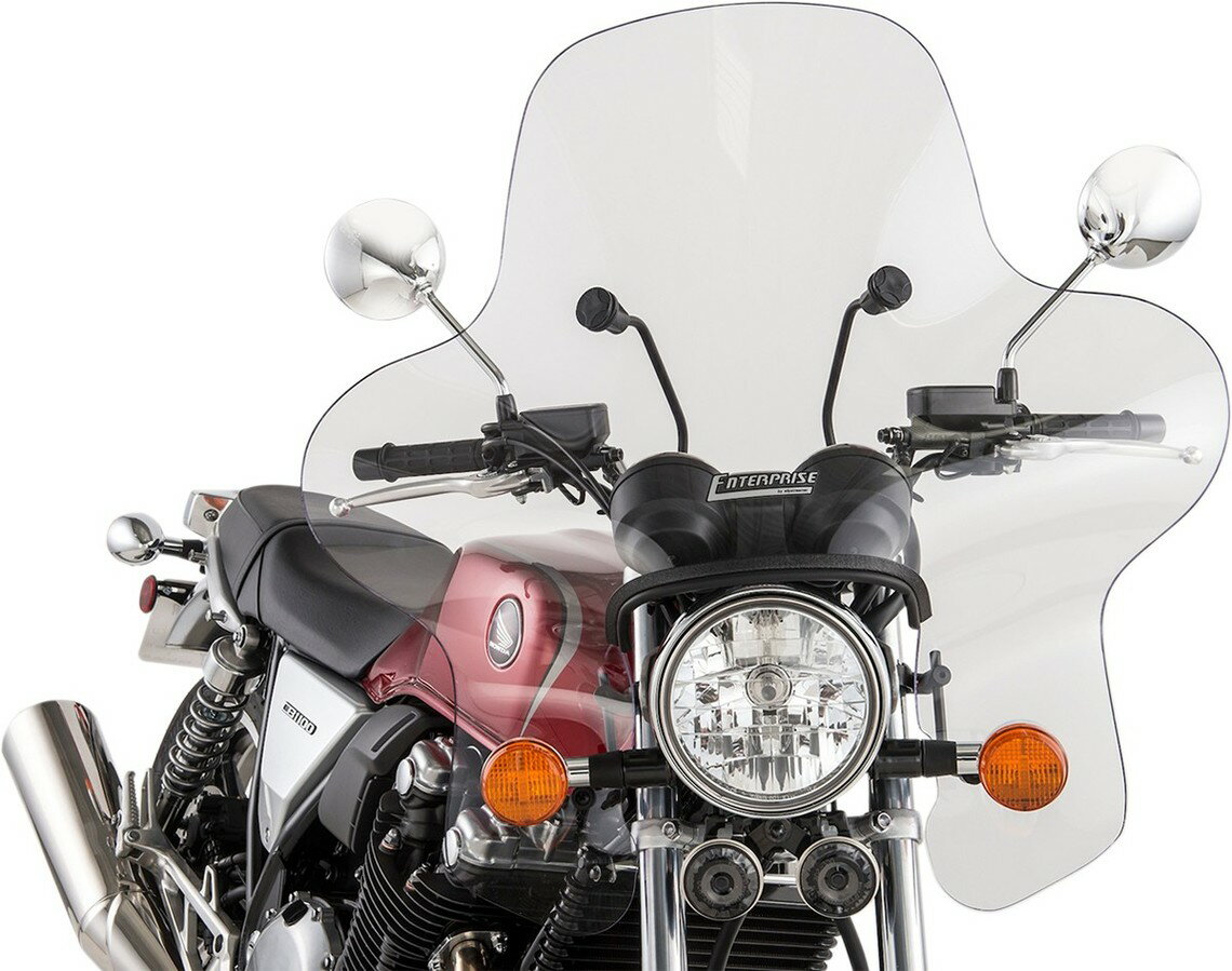 SLIPSTREAMER スリップストリーマー ウインドシールド ENTERPRISE II クリアー【WSHLD II，CLR】 YAMAHA ヤマハ SUZUKI スズキ KAWASAKI カワサキ HONDA ホンダ スクリーン 外装