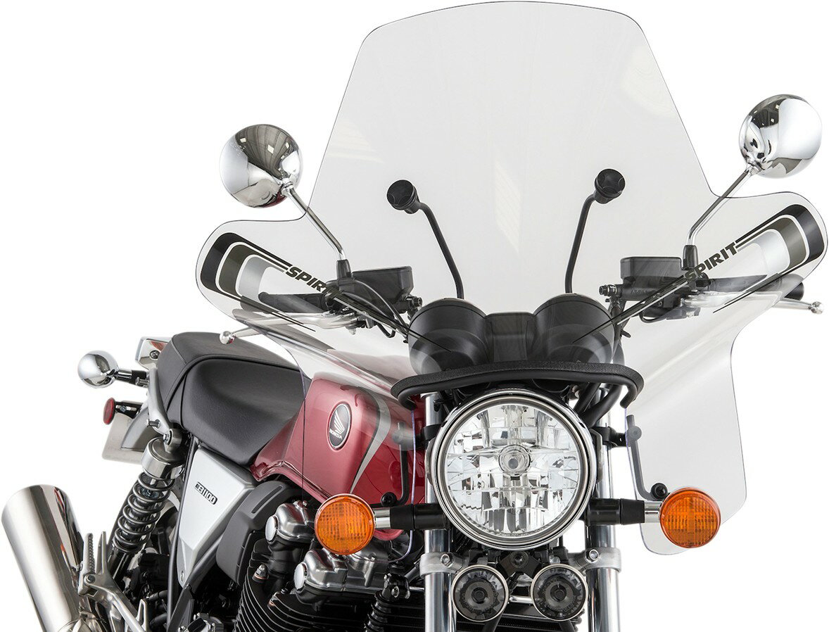 SLIPSTREAMER スリップストリーマー ウインドシールド SPIRIT クリアー【WINDSHIELD SPIRIT，CLR】 YAMAHA ヤマハ SUZUKI スズキ KAWASAKI カワサキ HONDA ホンダ スクリーン 外装
