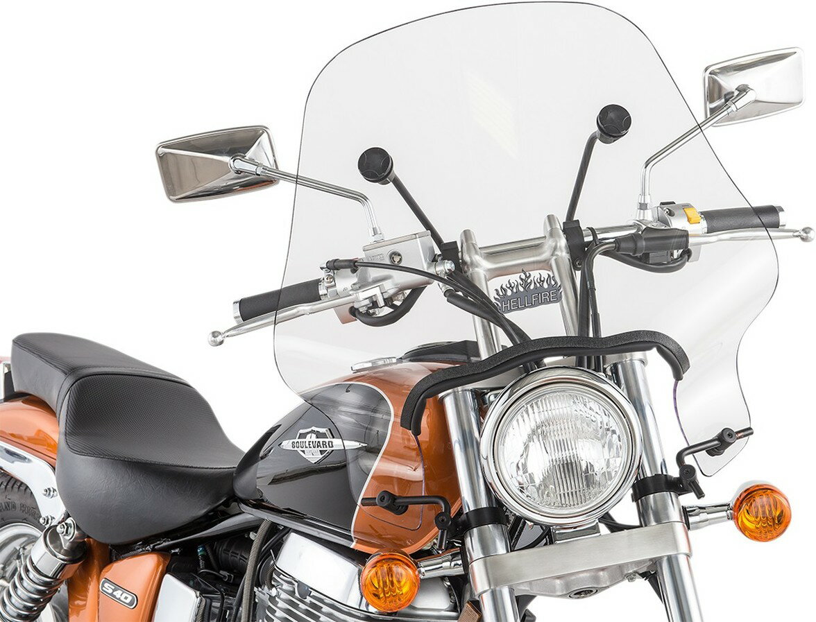 SLIPSTREAMER スリップストリーマー ウインドシールド 17' HELLFIRE クリアー【WSHLD 17'HELLFIRE， CLR】 YAMAHA ヤマハ VICTORY ヴィクトリー TRIUMPH トライアンフ SUZUKI スズキ KAWASAKI カワサキ HONDA ホンダ スクリーン 外装