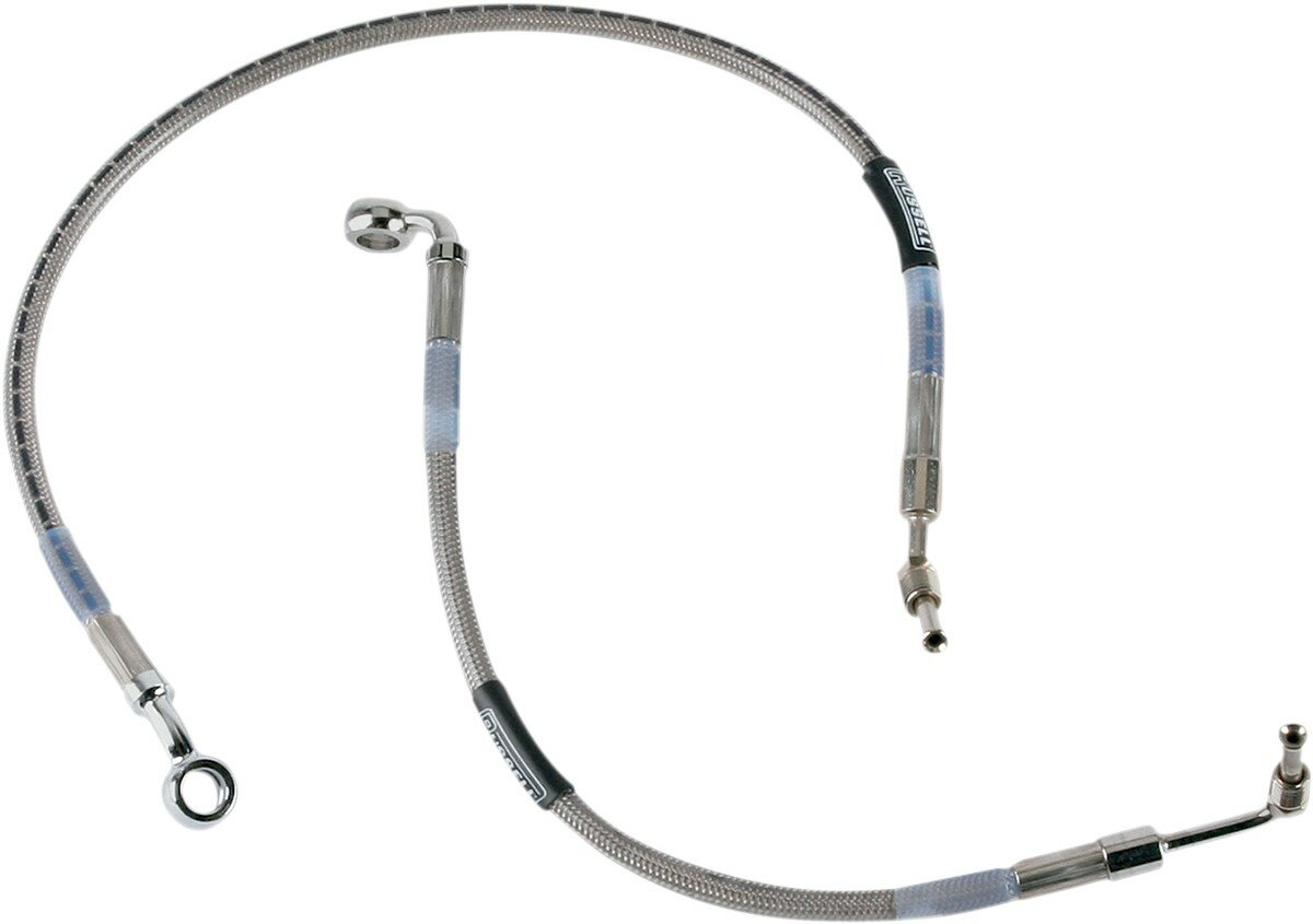 RUSSELL ラッセル R．BRAKE LINE 86-91 FLT／HS [08847DS] Electra Glide - FLHT 1986 1987 Classic FLHTC 1991 Sport FLHS Ultra FLHTCU 1989 Tour FLTC FLTCU 1988 HARLEY-DAVIDSON ハーレーダビッドソン ブレーキホース・クラッチホース ブレーキ
